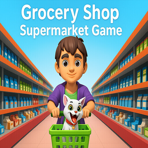 how to play Grocery Shop: Supermarket Game