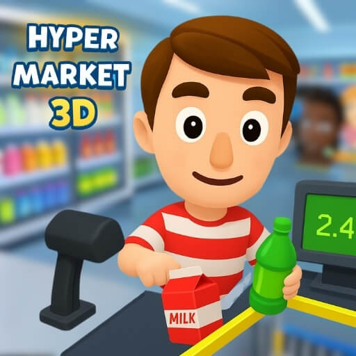 how to play Hypermarket 3D: Store Cashier